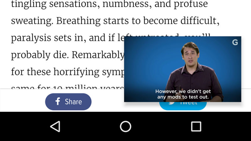 Un vídeo de Chrome sobre una pestaña de Twitter.